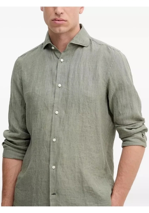 Joop! long-sleeve linen shirt - Green