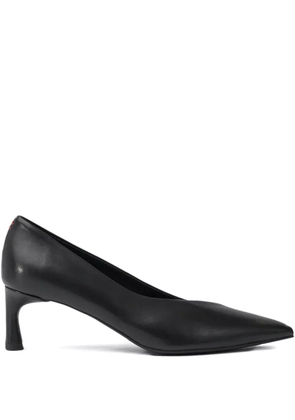 Halmanera 50mm leather heeled pumps - Black