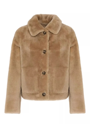 Yves Salomon shearling jacket - Neutrals