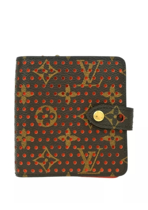Louis Vuitton Pre-Owned 2006 Monogram Perfo compact zip wallet - Brown