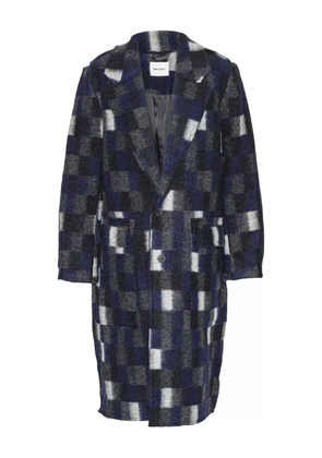 Henrik Vibskov brushed-finish coat - Blue