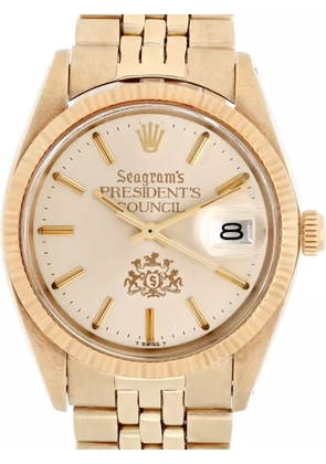Rolex x Seagram's Date 34mm - Gold