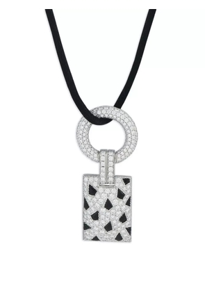 Cartier 18K white gold Panthère de Cartier diamond and onyx necklace - Silver