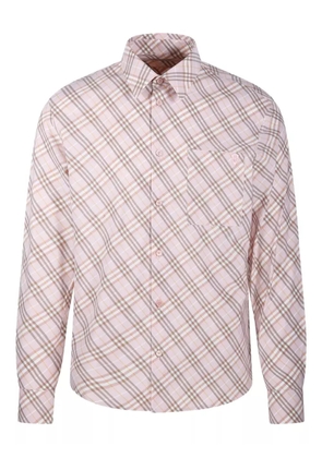 Burberry checked cotton shirt - Neutrals