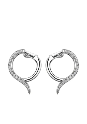 Shaun Leane 18K white gold and palladium small Armis diamond earrings