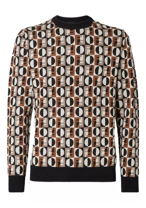 FENDI patterned sweater - Brown