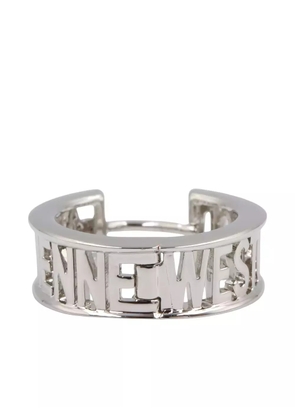 Vivienne Westwood Pre-Owned 2020s lettered hoop earrings - Silver