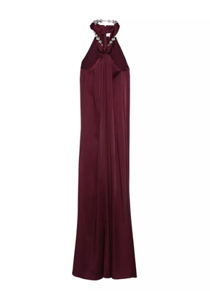 Stella McCartney embellished halter-neck maxi dress - Red
