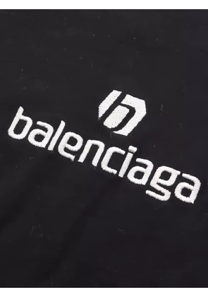 Balenciaga Pre-Owned 00s logo-embroidered T-shirt - Black