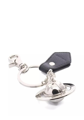 Vivienne Westwood Pre-Owned Orb leather keyring - Silver