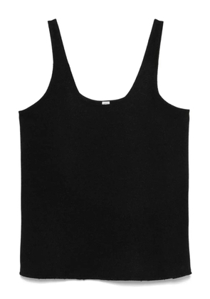 TOTEME sablé tank top - Black