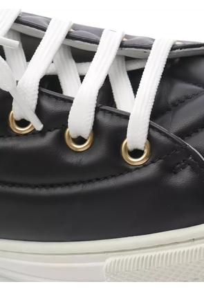 Louis Vuitton Pre-Owned 2010s quilted high-cut trainers - Black