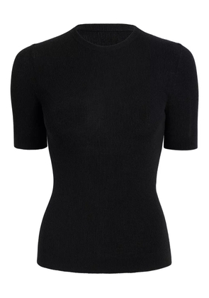 KHAITE Celina short-sleeved crew-neck T-shirt - Black