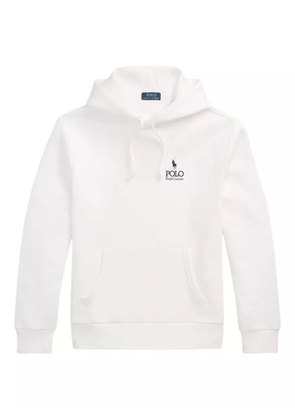 Polo Ralph Lauren logo-embroidered hoodie - White