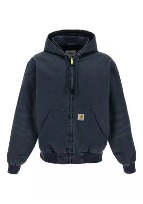 Carhartt WIP adjustable hood logo patch jacket - Blue