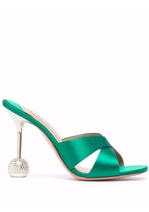 Aquazzura 95mm Yes Darling sandals - Green