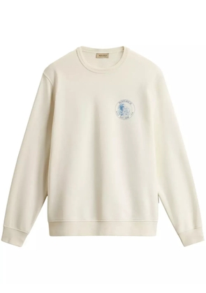 Woolrich graphic-print sweatshirt - 8887 WHITE