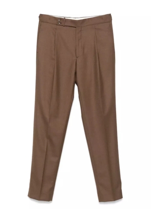 Tagliatore wool trousers - Brown