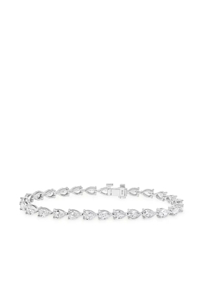Jewels Aficionado 18K white gold diamond tennis bracelet - Silver