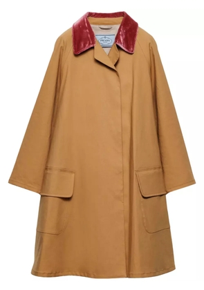 Prada cotton raincoat - Brown