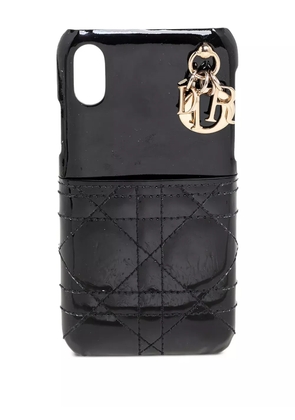 Christian Dior Pre-Owned Lady Dior iPhone X/XS case - Black