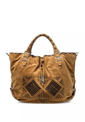 Bally Vintage pre-owned suede tote bag - Brown