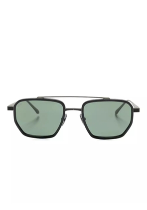 Leisure Society geometric-frame sunglasses - Black