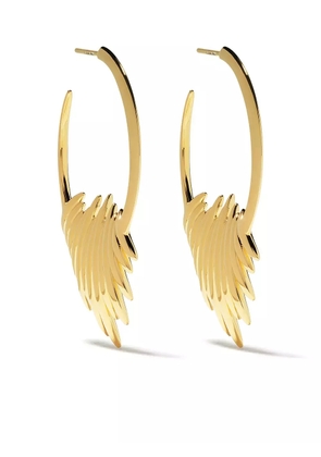 Shaun Leane Quill hoop earrings - Gold