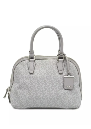 DKNY Vintage pre-owned monogram-pattern tote bag - Grey