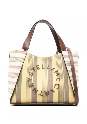 Stella McCartney striped tote bag - Yellow