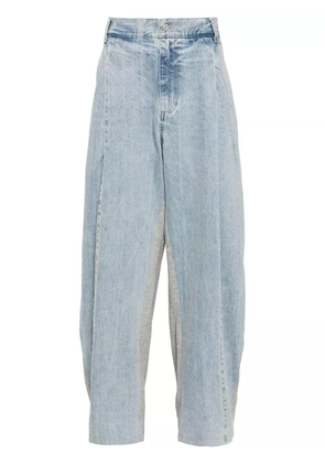 CROQUIS drawstring zip-up jeans - Blue