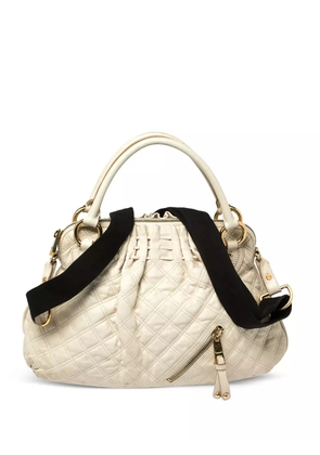 Marc Jacobs Vintage Cecilia quilted leather tote bag - White