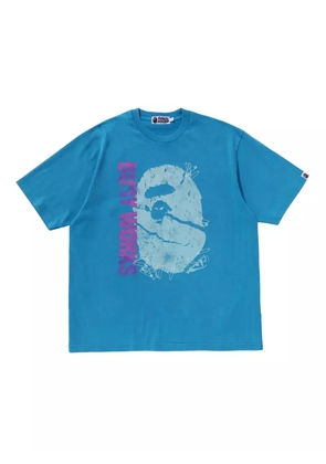 A BATHING APE® graphic-print T-shirt - Blue