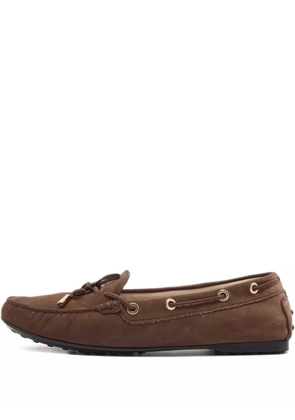 Tod's Vintage Pre-owned suede loafers - Brown