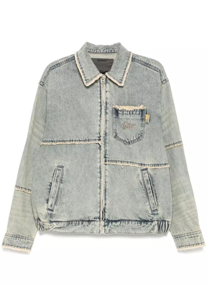 Musium Div. embroidered denim jacket - Blue