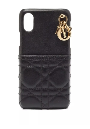 Christian Dior Pre-Owned Lady Dior iPhone X/XS case - Black