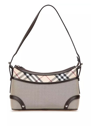 Burberry Pre-Owned 2000-2017 Nova Check Trimmed Canvas shoulder bag - Grey