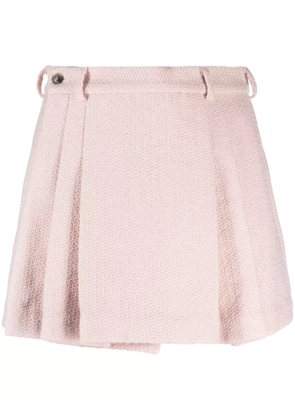 The Mannei Bran high-waisted pleated skirt - Pink