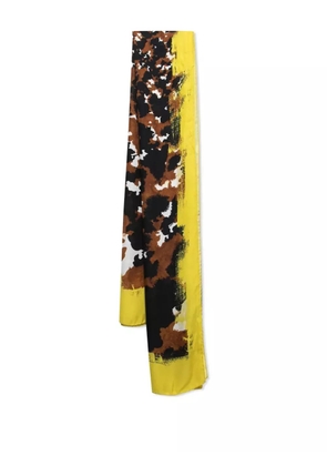 Roberto Cavalli Vintage pre-owned abstract-print scarf - Yellow