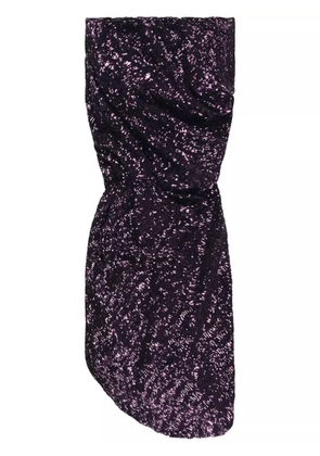 The Attico Eita sequin minidress - Black