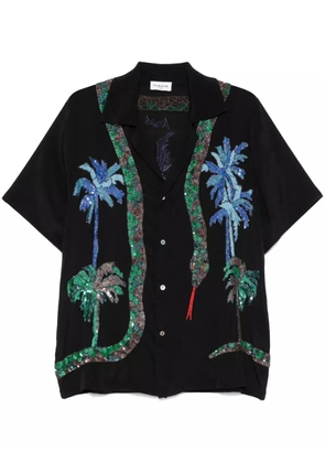 P.A.R.O.S.H. sequin-embellished shirt - Black