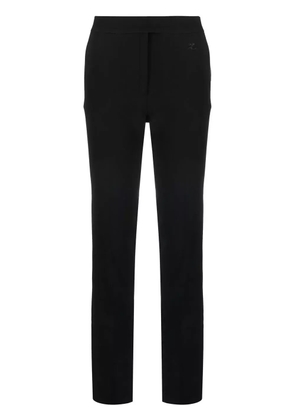 Courrèges mid-rise slim-fit trousers - Black
