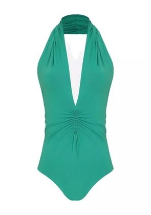 Lygia & Nanny Isatou halterneck swimsuit - Blue