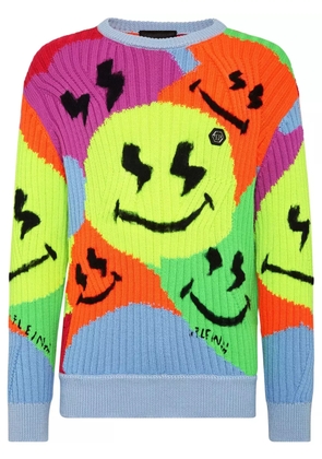 Philipp Plein Smile Graffiti jumper - Green