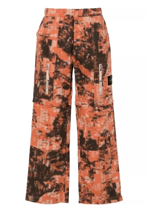 Stone Island Compass badge trousers - Orange