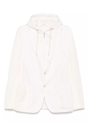 Eleventy removable-bib blazer - Neutrals