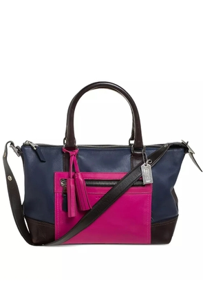 Coach Vintage pre-owned leather tote bag - Blue