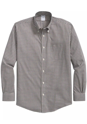 Brooks Brothers check-pattern shirt - Neutrals