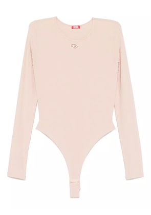 Diesel logo-motif bodysuit - Pink