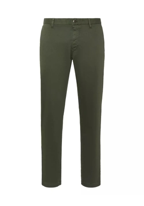 Philipp Plein Hexagon patch slim-fit chinos - Green